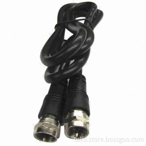 F male to F male cable assembly with RG58 cable